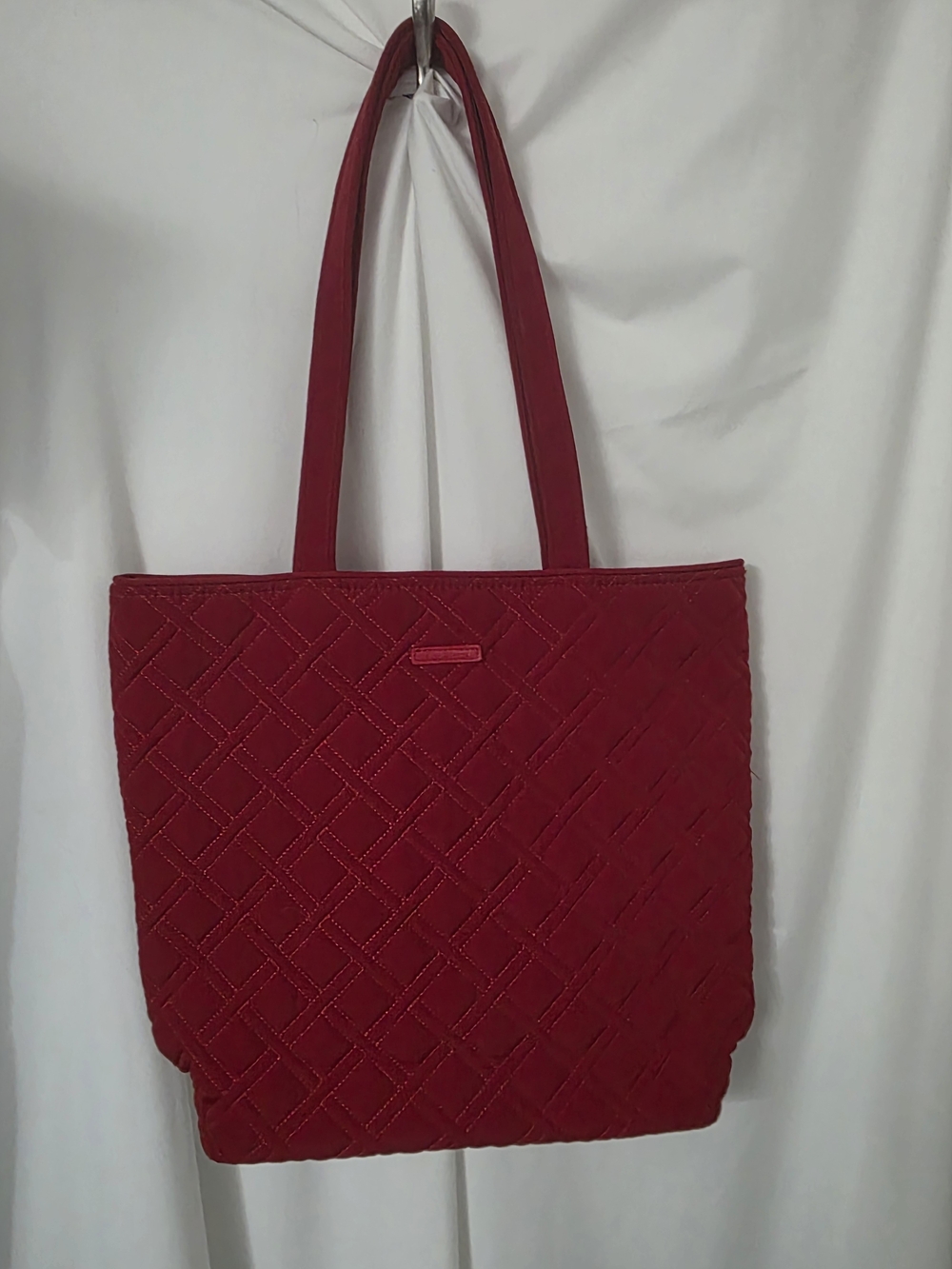 Vera Bradley Quilted Deep Red Tote